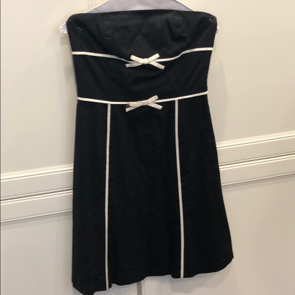 Strapless little black dress